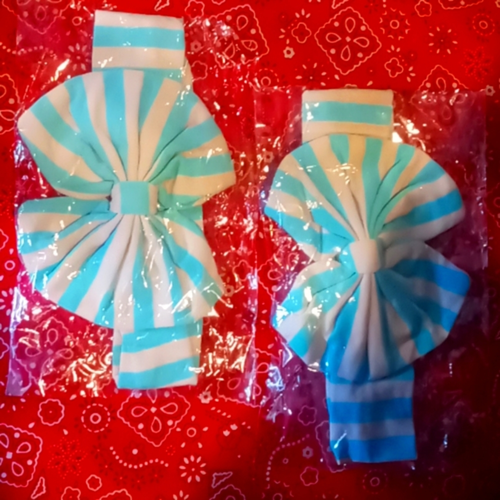 Super cute strippes wrap bow